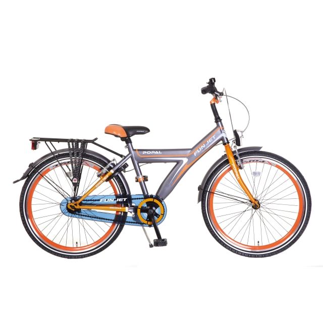 Popal Jongensfiets Funjet Oranje Grijs 26 inch
