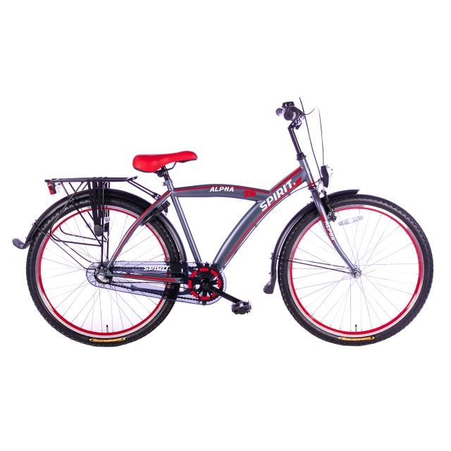 Spirit Alpha 3 Versnellingen 26 inch Rood