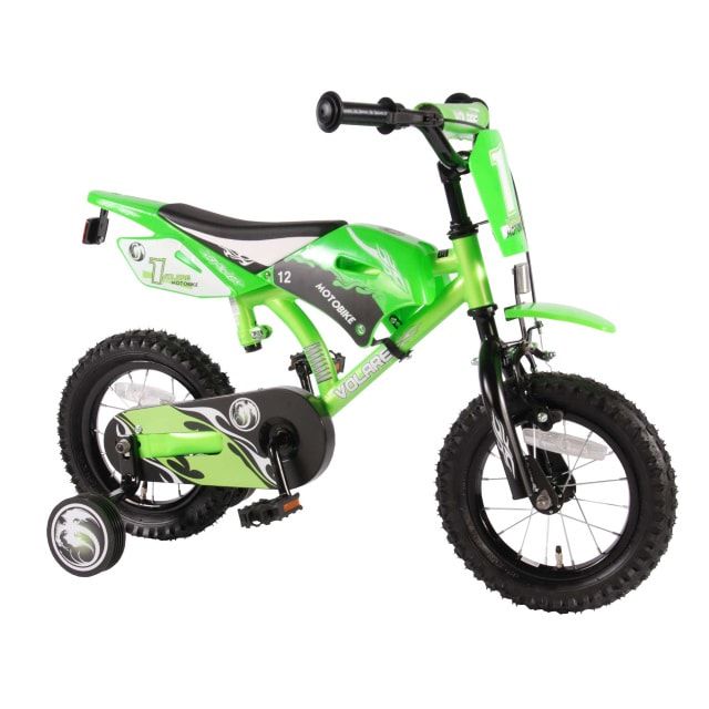 Volare Motorbike 12 inch Groen