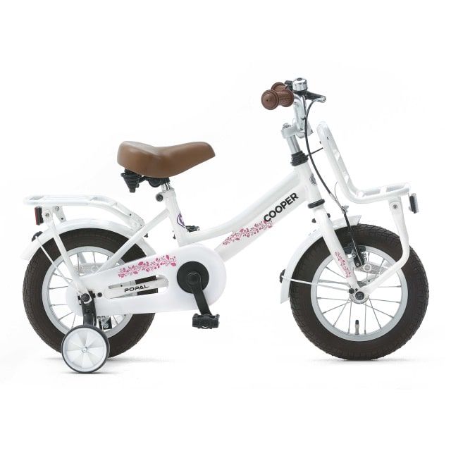 Popal Cooper 12 inch Meisjesfiets Wit