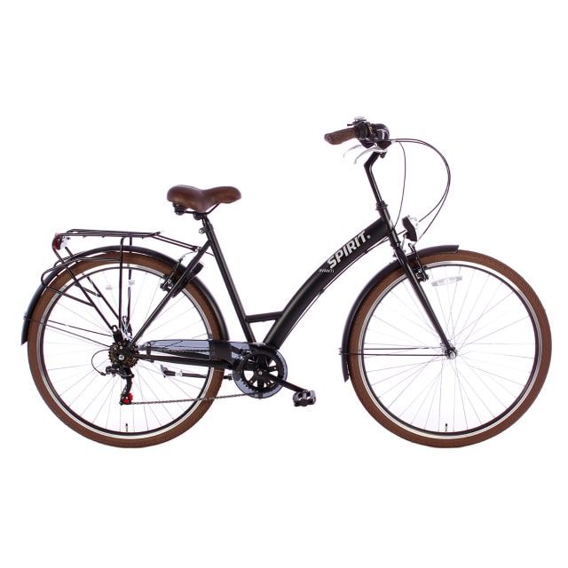 Spirit Avanti 6 Versnellingen 28 inch Mat Zwart