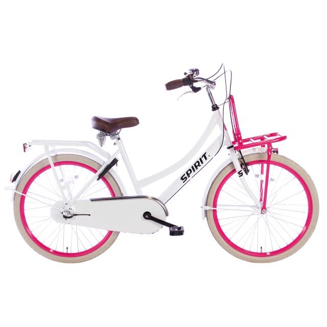 Spirit Cargo Meisjes 3 Versnellingen 24 inch Wit Roze