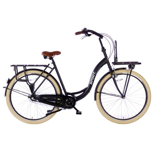 Spirit Carry 3 Versnellingen 28 inch Mat Zwart