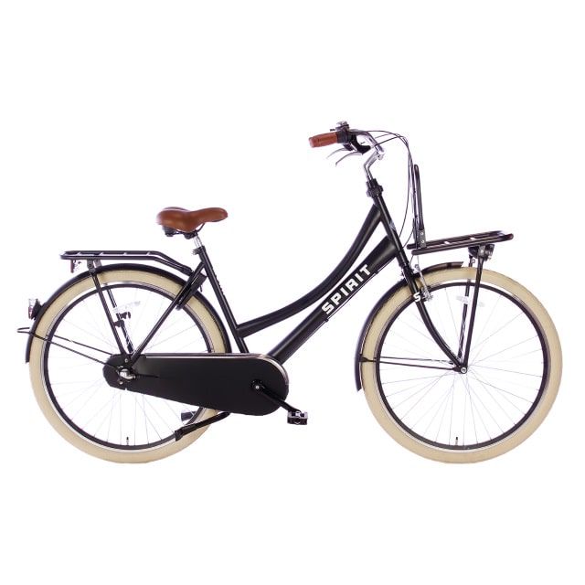 Spirit Mona 3 Versnellingen 28 inch Mat Zwart