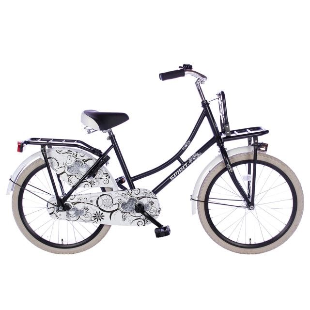 Spirit Omafiets 22 inch Mat Zwart