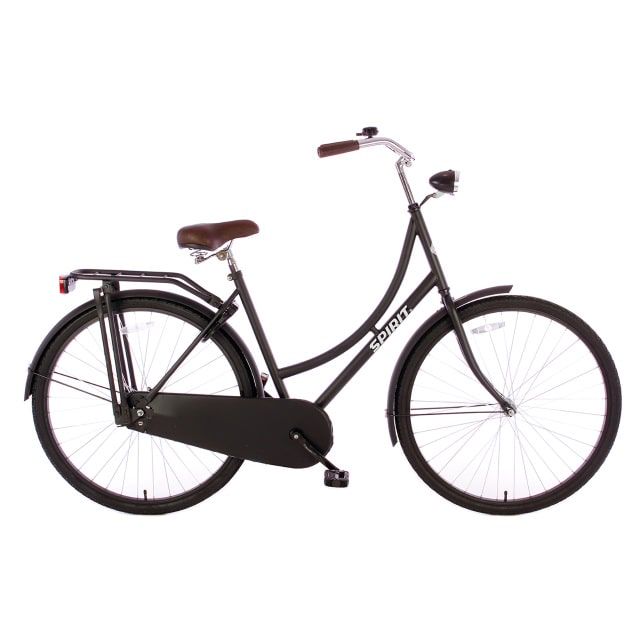 Spirit Omafiets 28 inch Mat Zwart