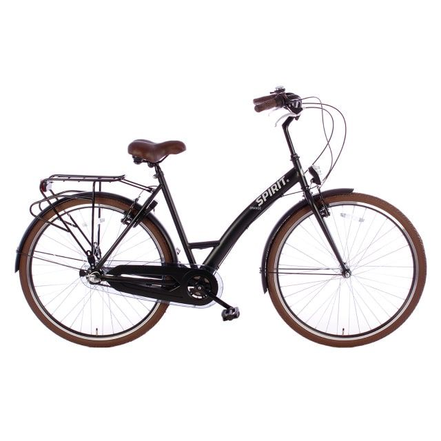 Spirit Orange 3 Versnellingen 28 inch Mat Zwart