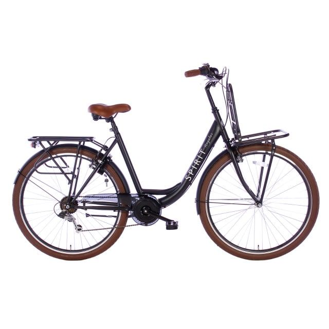 Spirit Regular Plus 7 Versnellingen 28 inch Mat Zwart