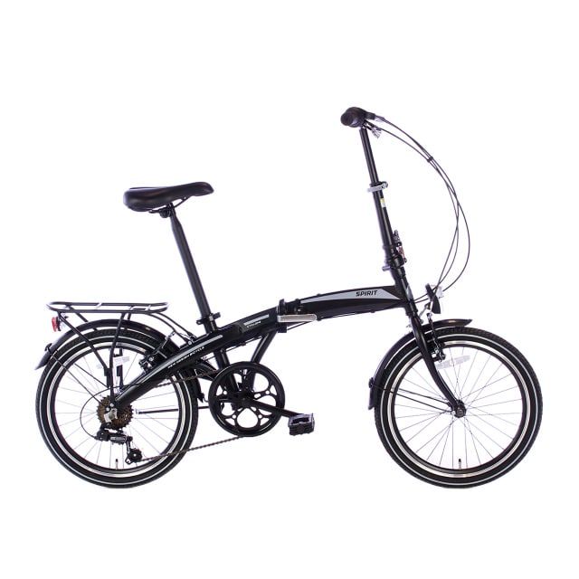 Spirit Town 6 Versnellingen 20 inch Mat Zwart