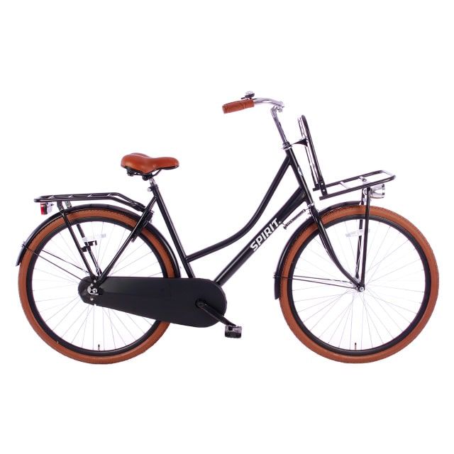Spirit Transportfiets Plus 28 inch Mat Zwart