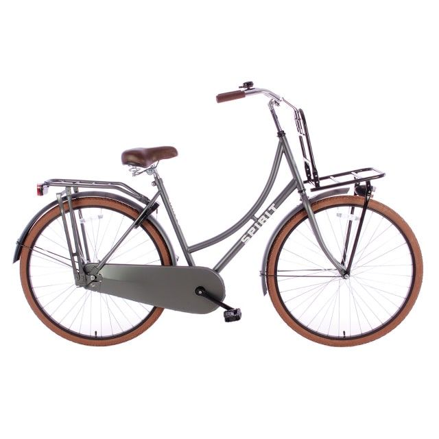 Spirit Transportfiets Plus Deluxe 28 inch Mat Grijs