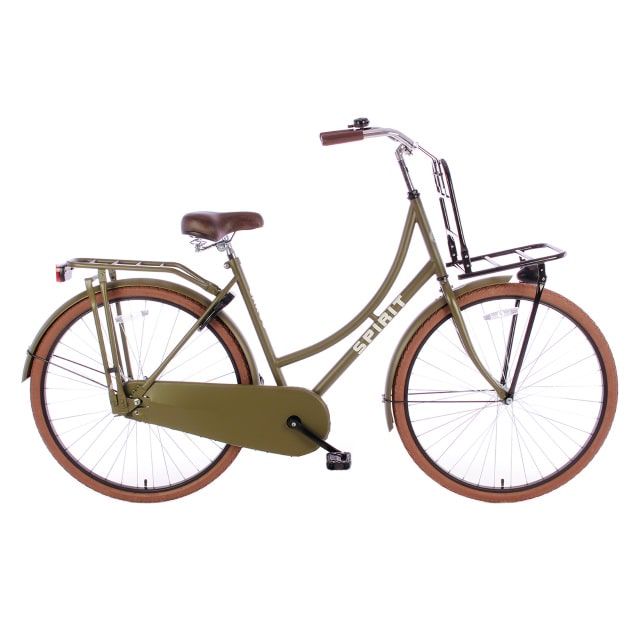 Spirit Transportfiets Plus Deluxe 28 inch Mat Groen