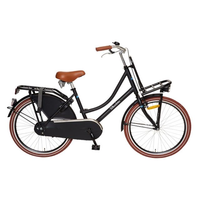 Wheelerz Cargo Transportfiets 24 inch Mat Zwart