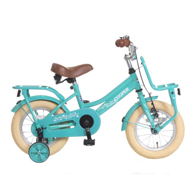 Popal Cooper 12 inch Meisjesfiets Turquoise