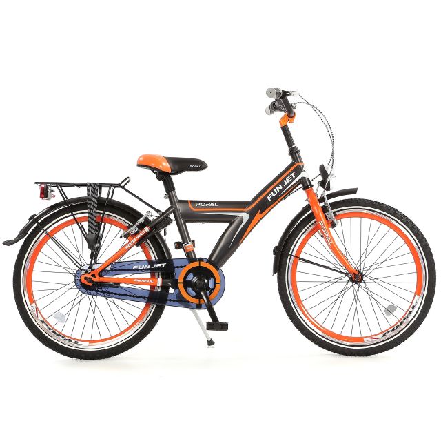 Popal Jongensfiets Funjet Oranje Grijs 22 inch