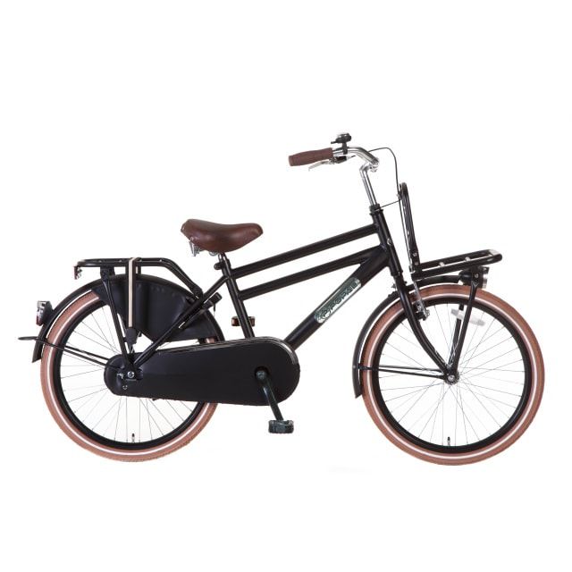 Popal Jongensfiets Daily Dutch 22 inch Mat Zwart