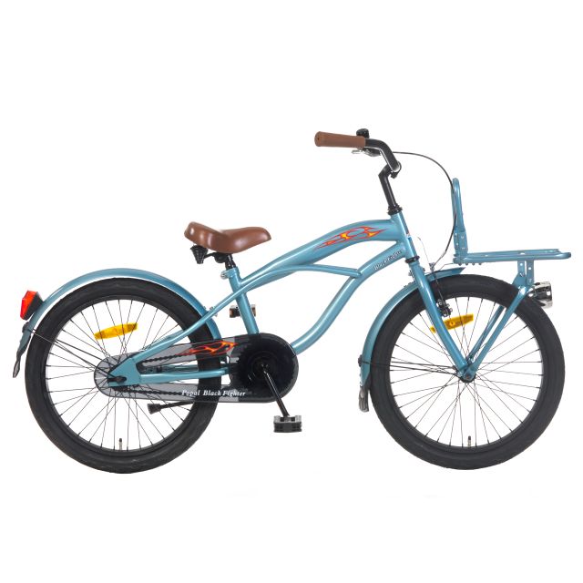 Popal Jongensfiets Black Fighter 20 inch Blauw