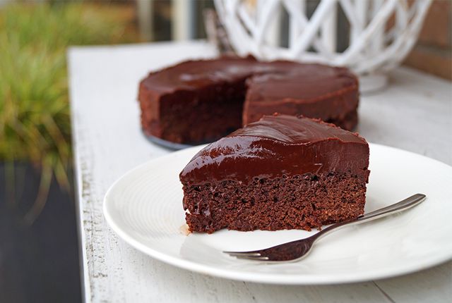 Eenheid Amazon Jungle Berg Vesuvius Glutenvrije en lactosevrije chocoladetaart