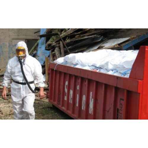 Asbestos bags for corrugated iron