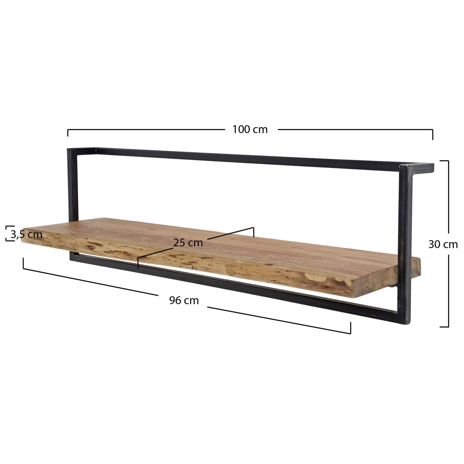 barby-wandplank-100-cm-massief-acaccia-hout-metalen-frame-2