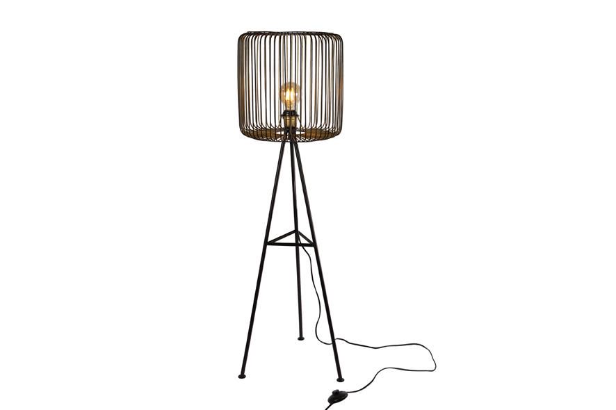 Staande lamp rond &quot;Shade&quot; goud metaal 40x40x111cm Groothandel Wiljan