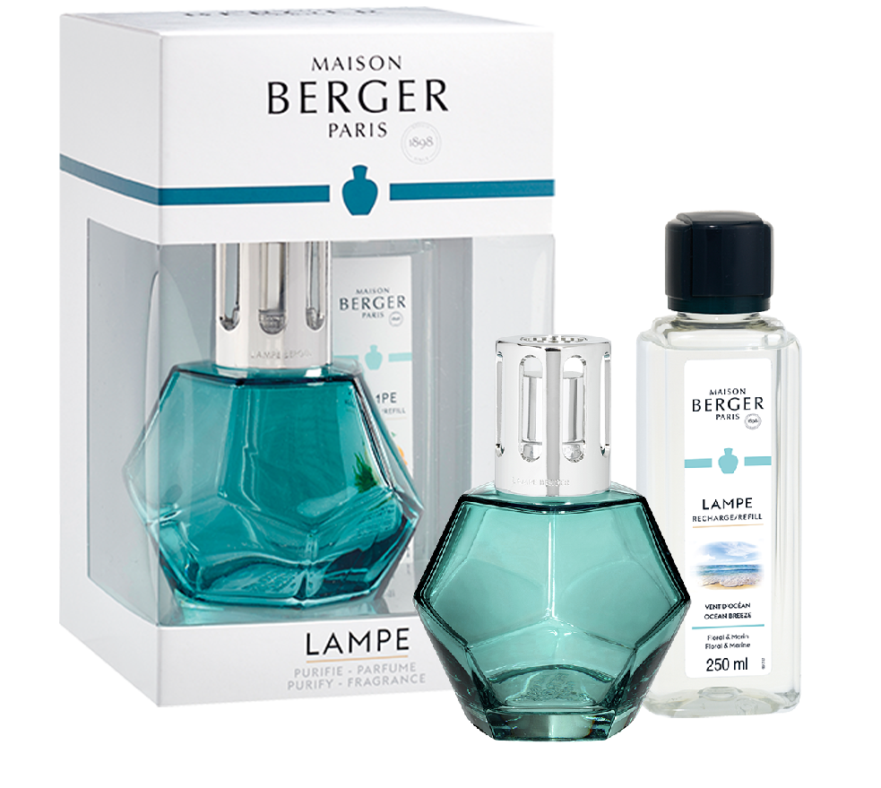 Lampe Berger Giftset Geometry Blauw kopen? Cookinglife