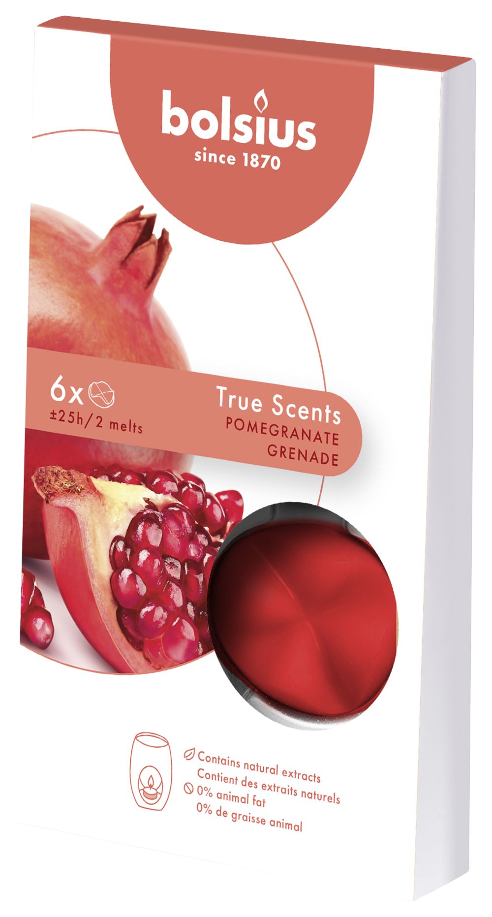 Dinkarville wang Jachtluipaard Bolsius Wax Melts True Scents Pomegranate Kopen? | Cookinglife