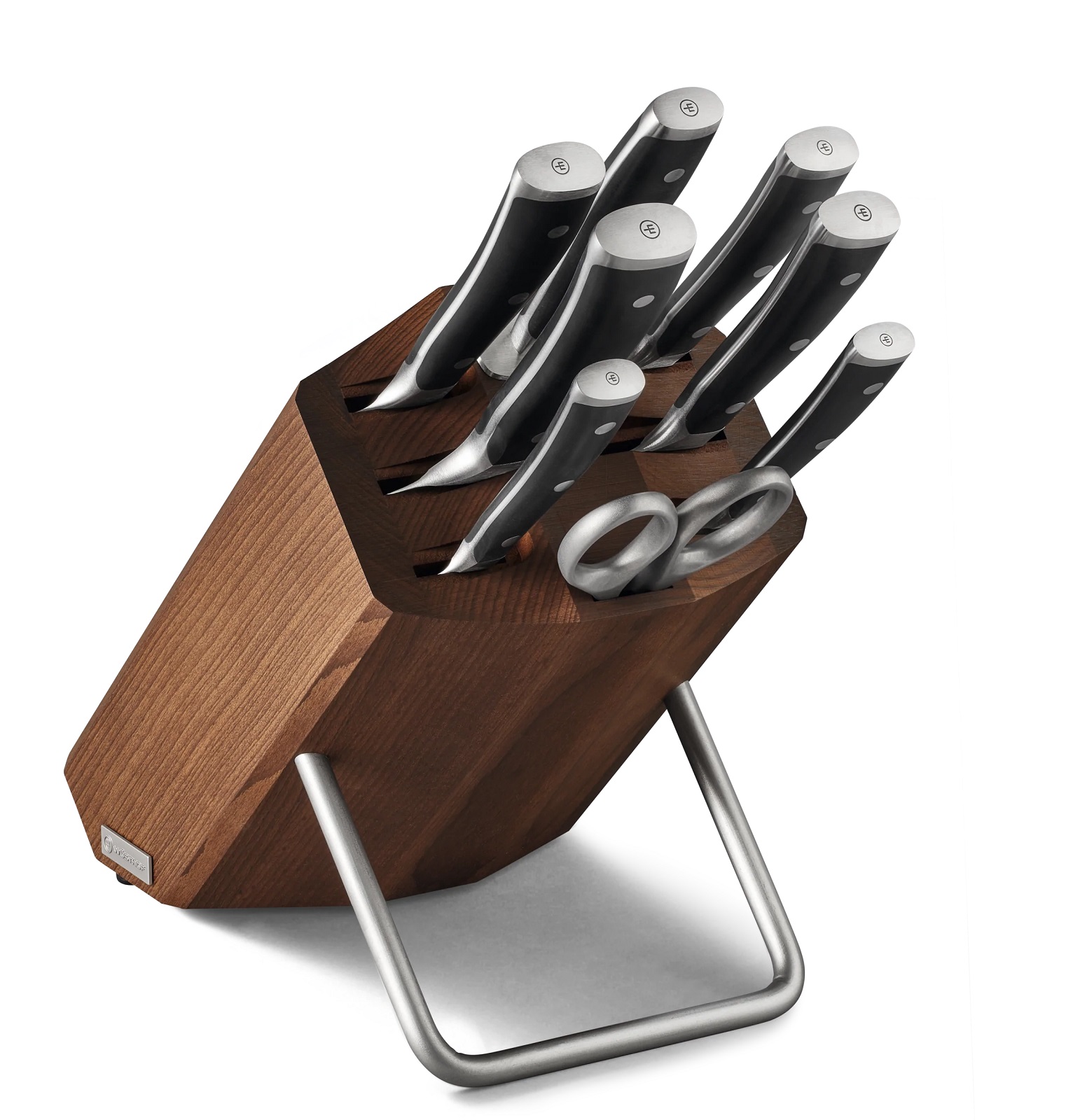 Ceppo coltelli da cucina con 14 coltelli 32x15xh25 cm