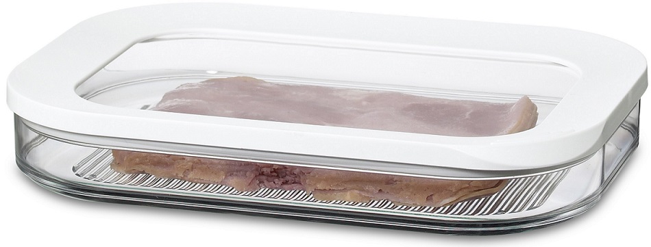 MEPAL Kühlschrankdose Modula Aufschnitt 3 x 550 ml 3-fach Frischhaltedose