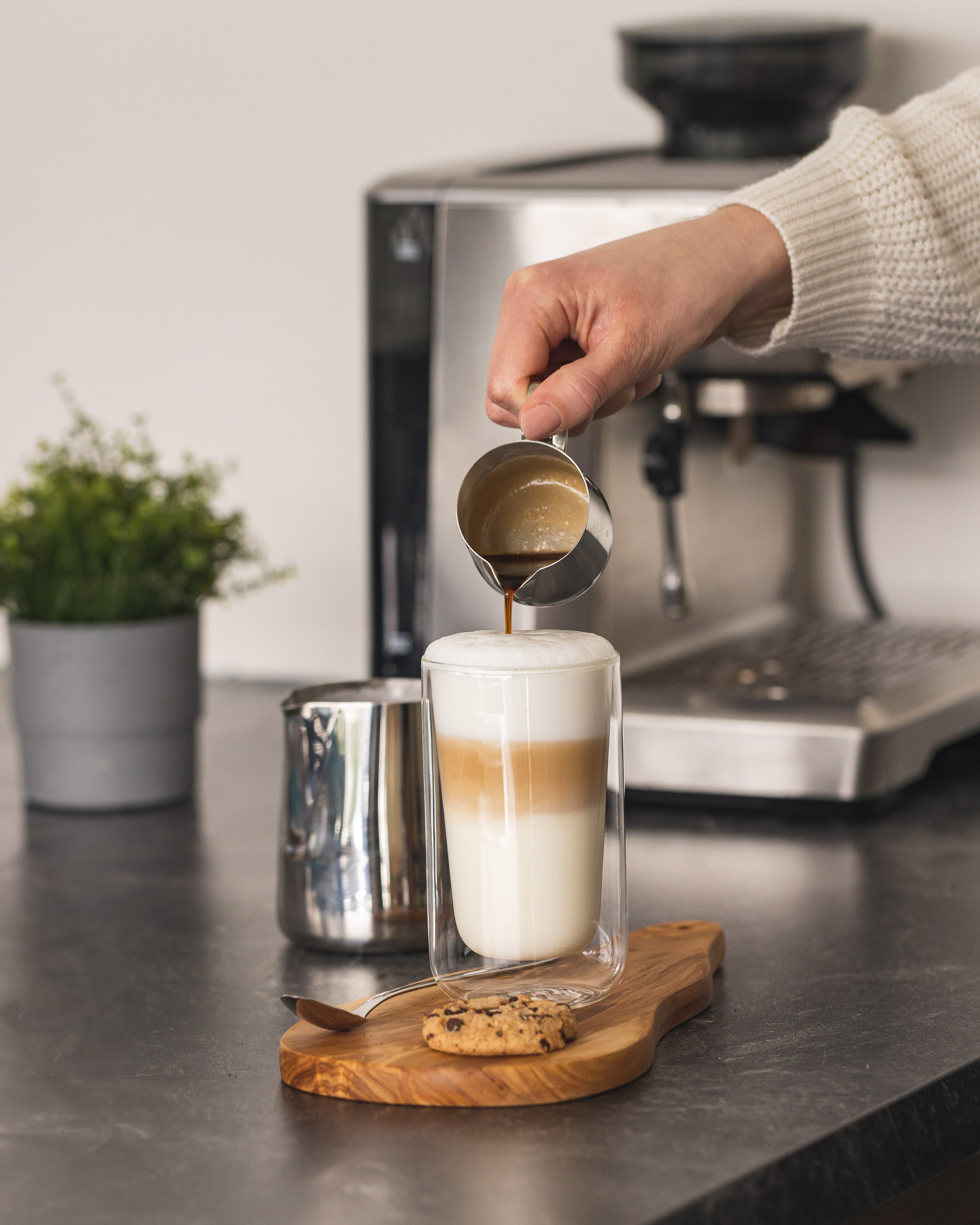 Wegrijden Stapel Canberra Jay Hill Espresso kannetje voor Latte Macchiato Online