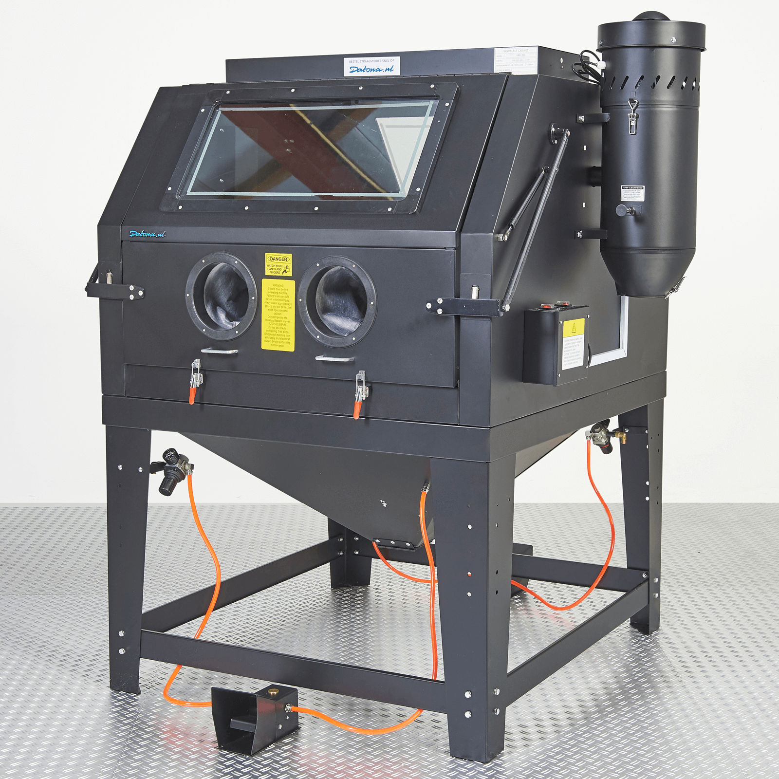 Sableuse cabine de sablage FERVI 0580 machine avec dimensions