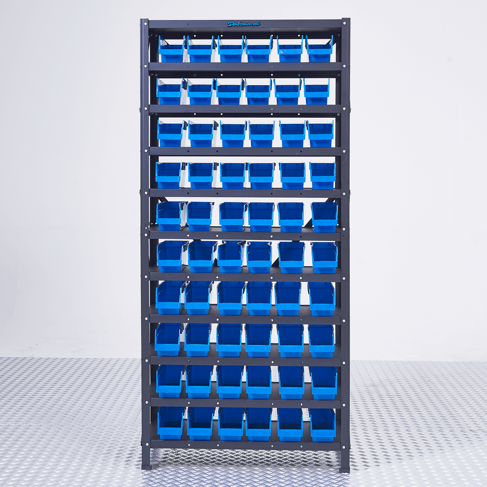 LOT DE 10 bacs de rangement bleus 30 Litres