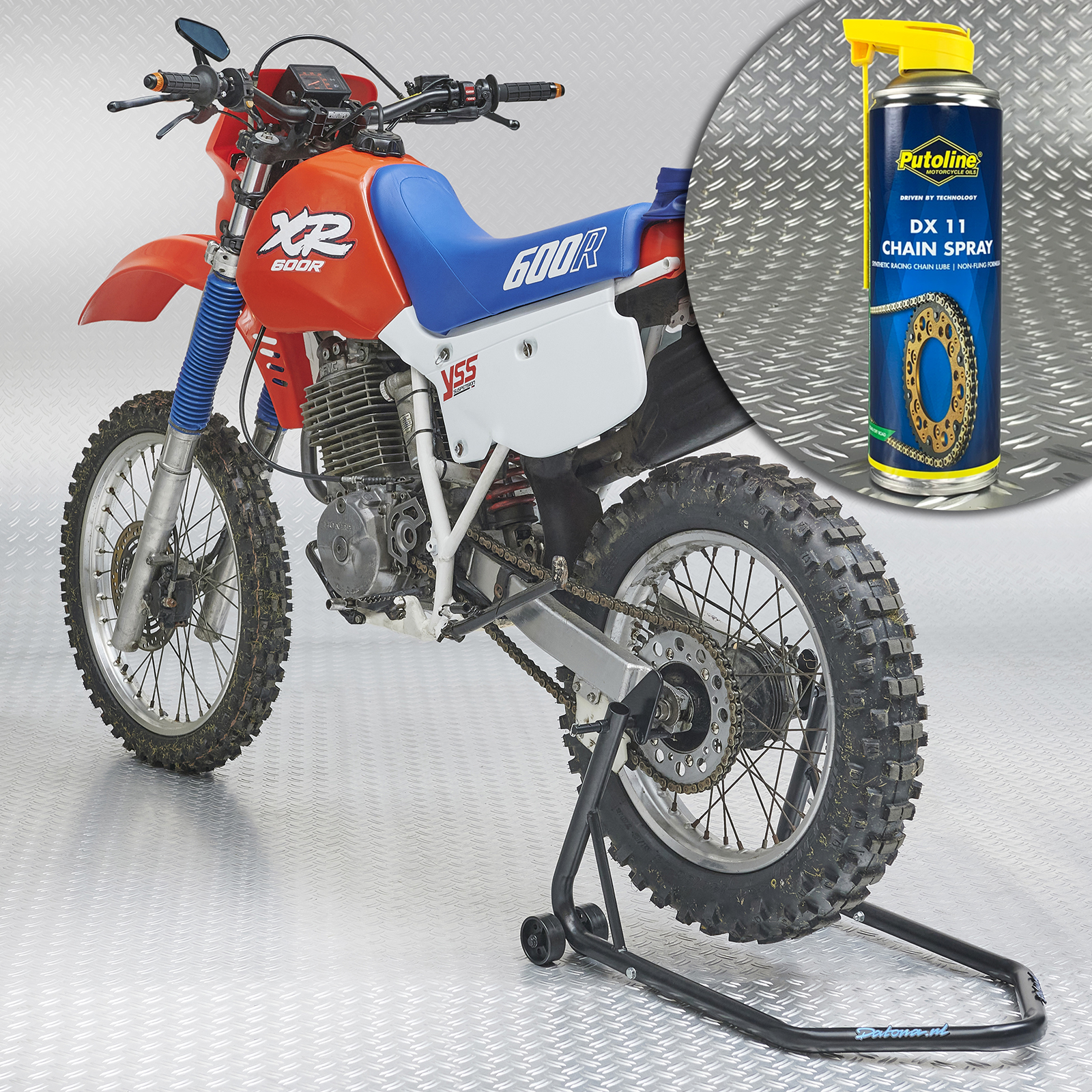 Kit de nettoyage et de lubrification de chaîne de moto, pour Honda