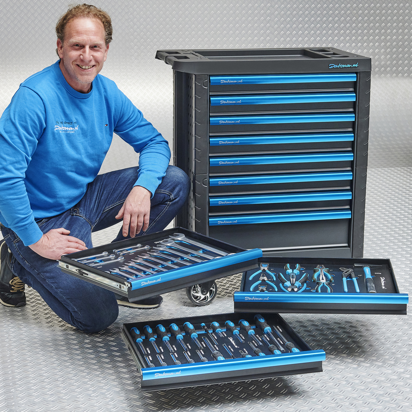 Stanley Servante d'atelier 4 tiroirs, équipés de 9 modules