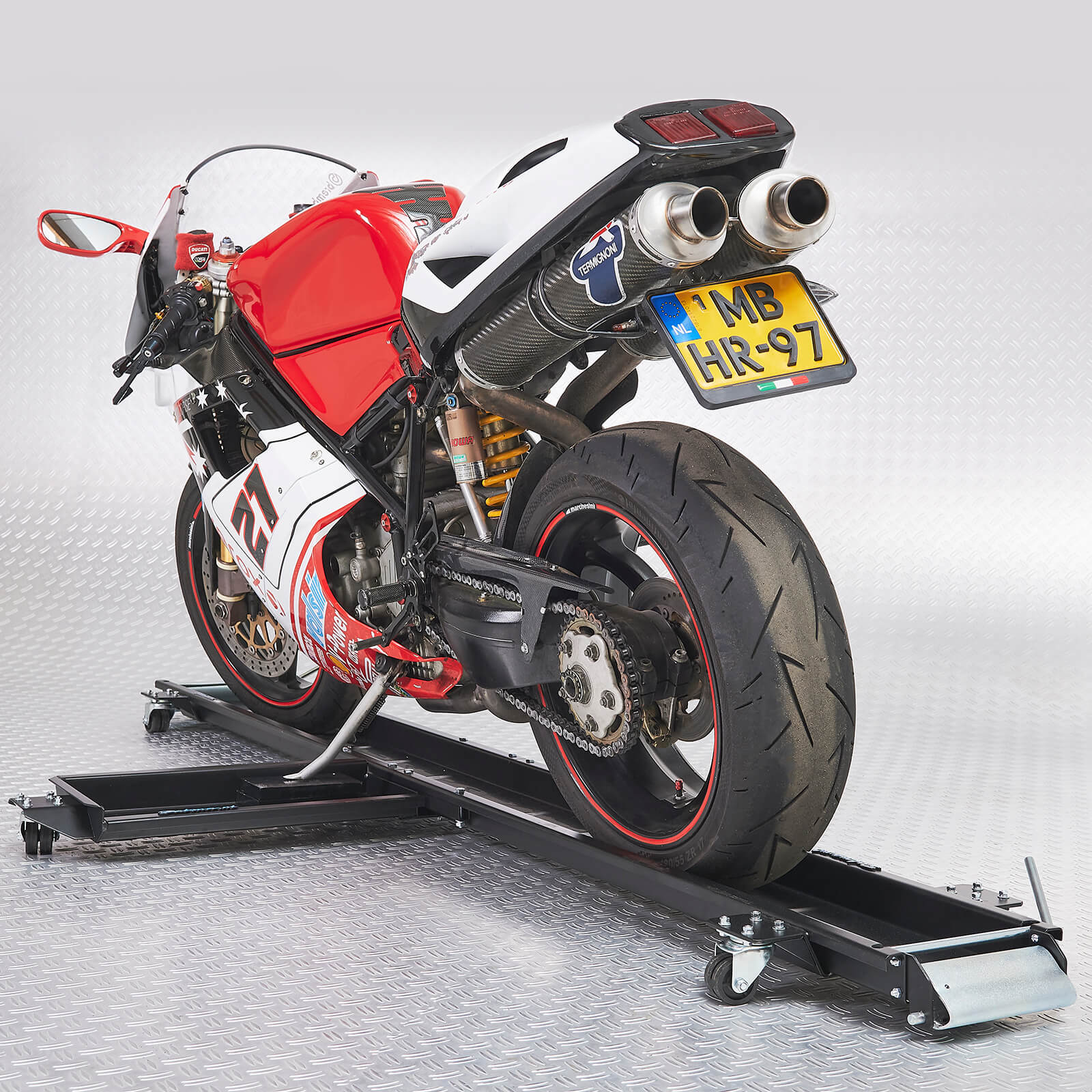 MOTOMOVE® BC2 - Béquille Centrale - Range moto pour 2 roues 