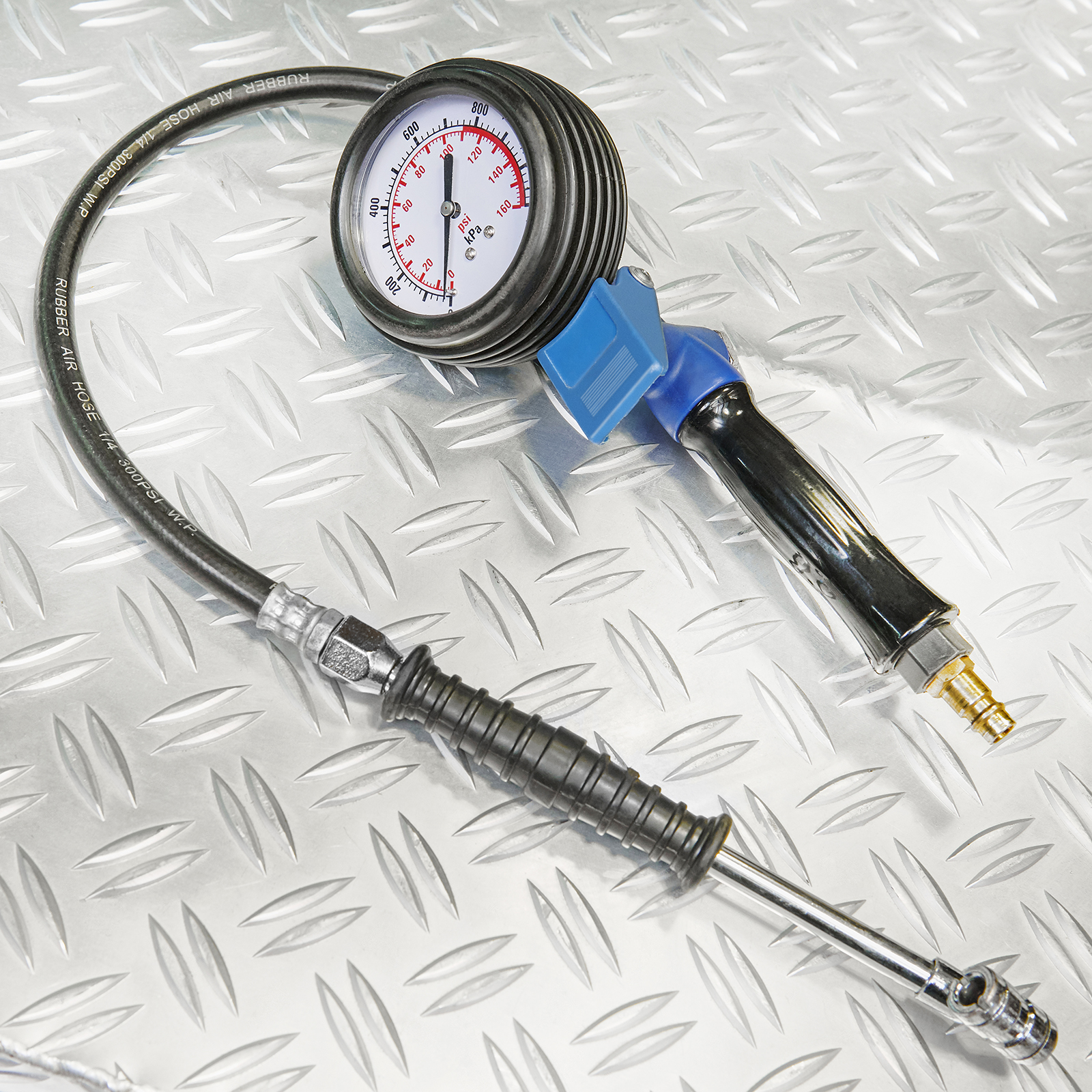 Manomètre à pneu pour compresseur - pression maximale 8 bar