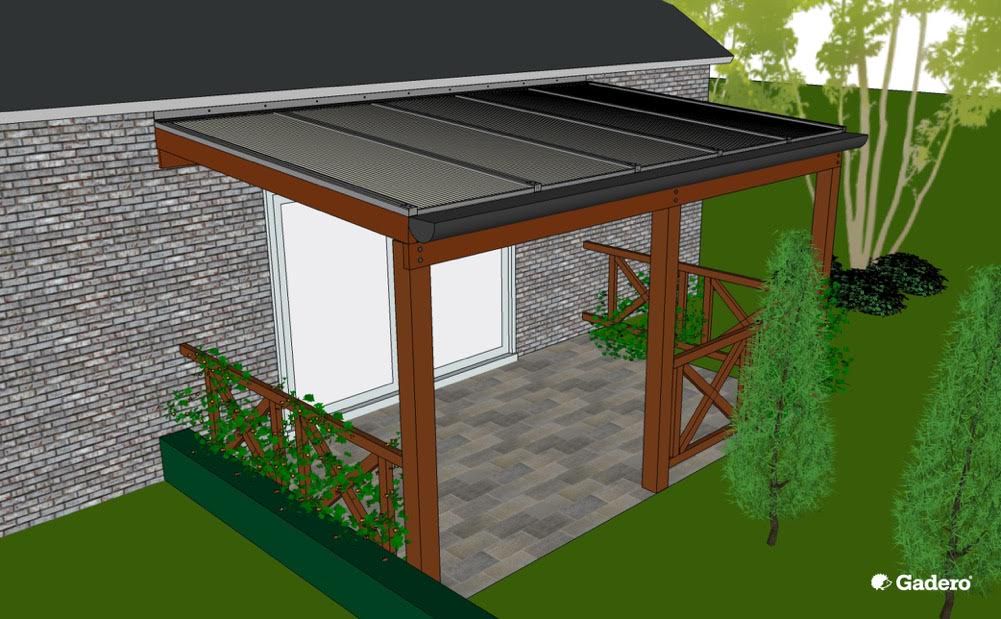 Mentor Canada samenwerken Polycarbonaat platen monteren Zelf plaatsen polycarbonaat dak