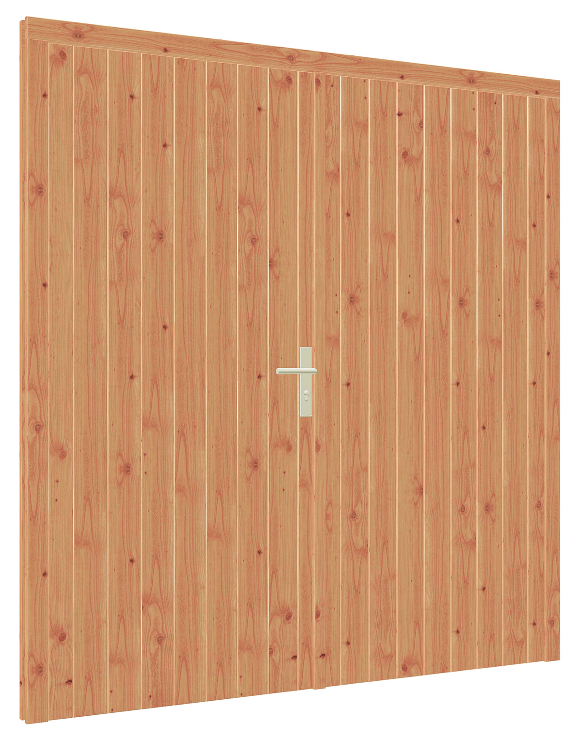Nauwkeurig Terminologie Siësta Dubbele Deur Dicht Lariks Douglas hout 156 x 195 cm