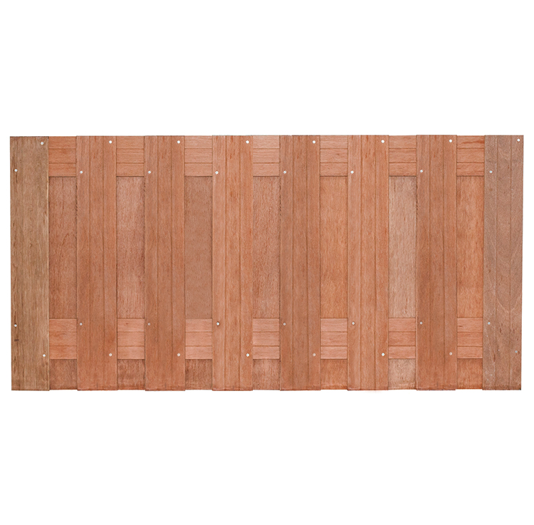 Laag Tuinscherm Hardhout x 90 17 planks (15+2)