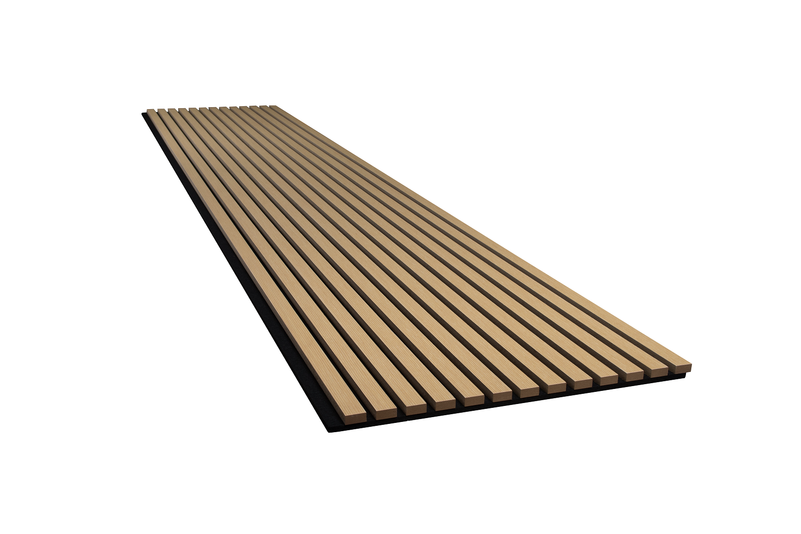 Wandpaneel Naturel Eiken zwart vilt 260x52cm