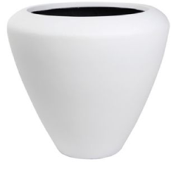 Een witte bloempot kopen doet u bij Haxo.nl Een witte bloempot kopen doet u bij Haxo.nl