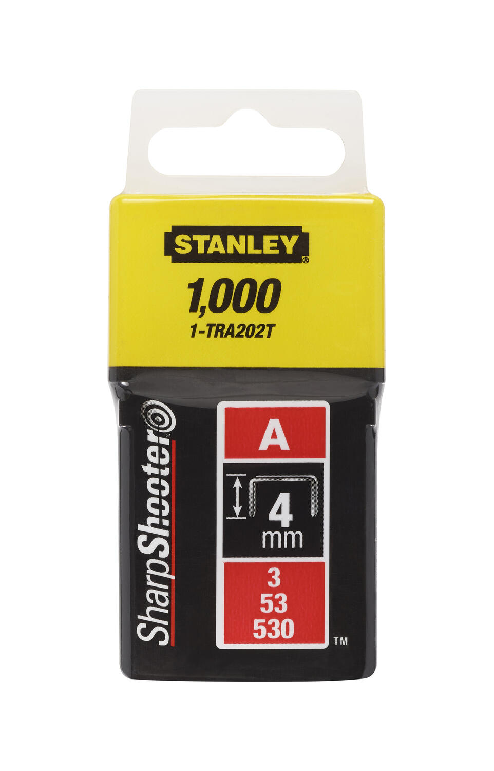 Stanley nieten type A 4mm 1000 stuks