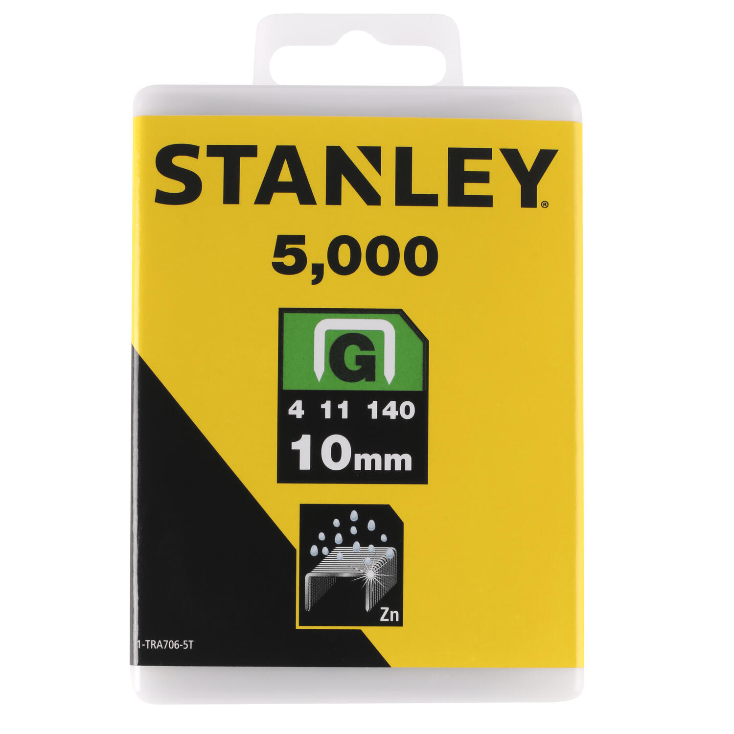 Stanley nieten type G 10mm 5000 stuks