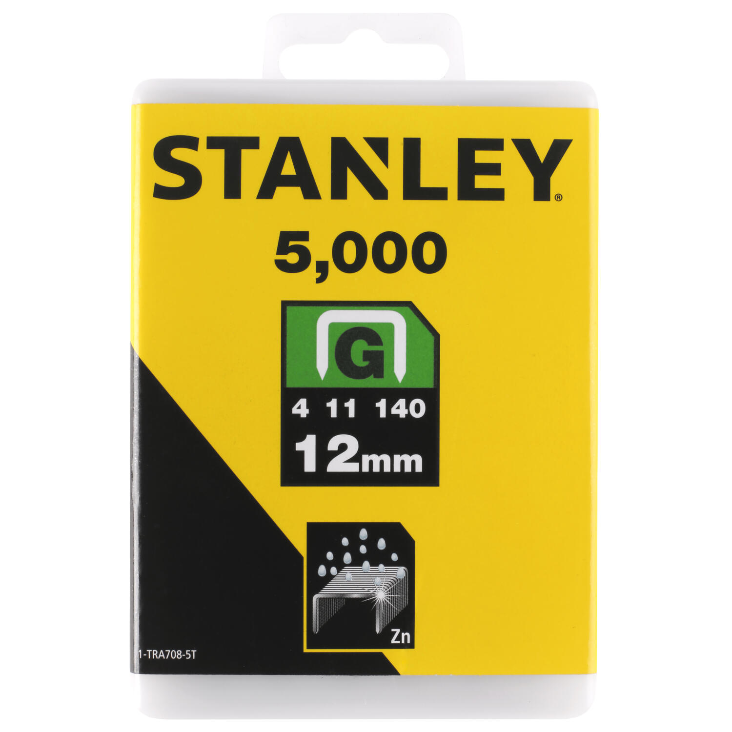 Stanley nieten type G 12mm 5000 stuks