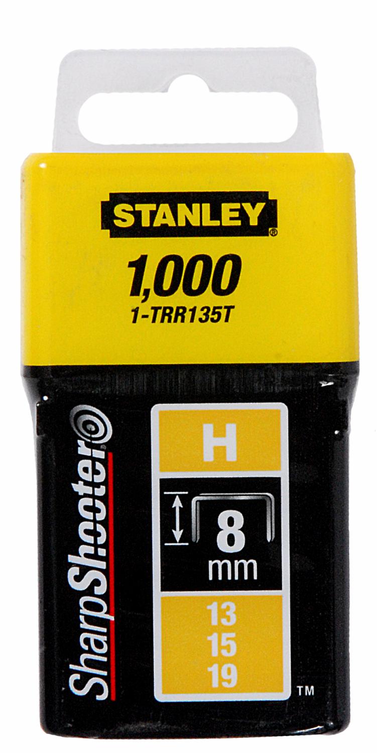 Stanley nieten type H 8mm 1000 stuks