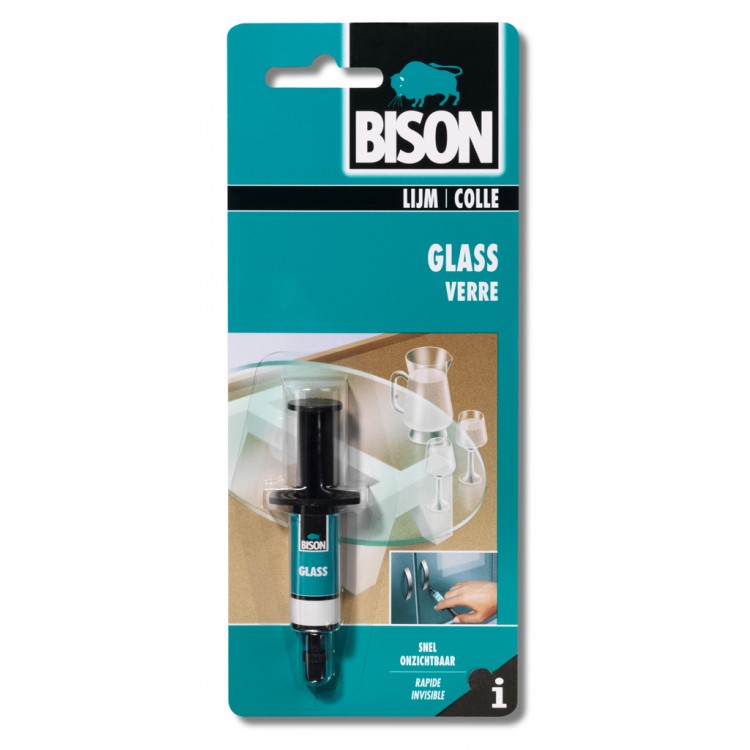 Bison Glaslijm Spuit Glass 2 ml