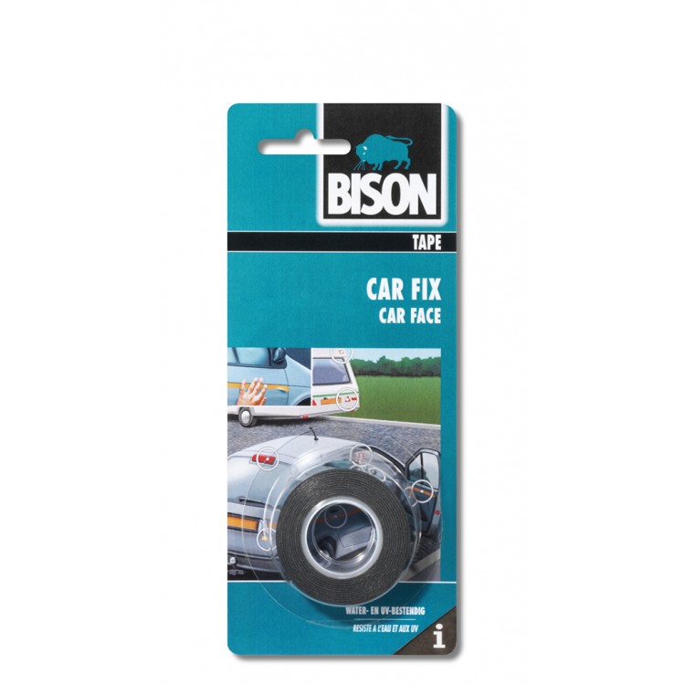 Bison Tape Zwart Car Fix 19 mm 1.5 Meter