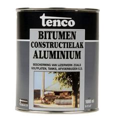 Tenco Constructielak Bitumen Aluminium - 1 Liter