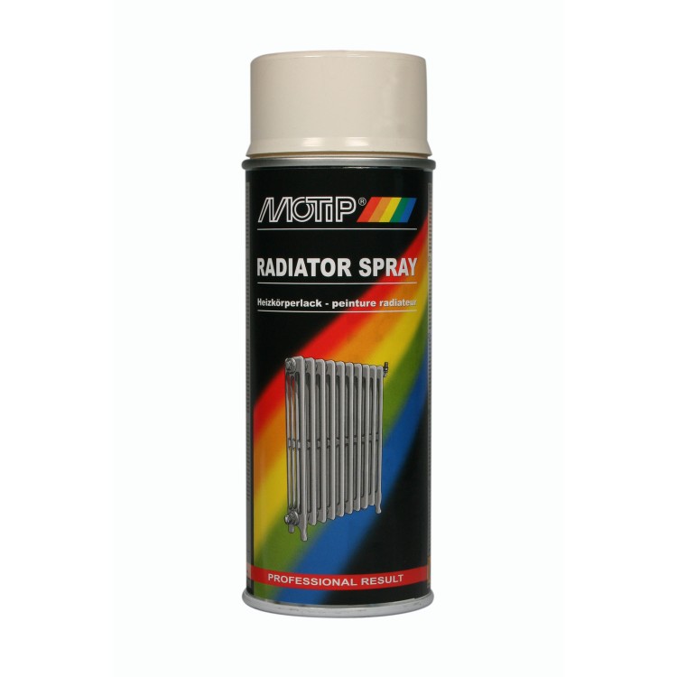 MoTip Radiatorlak Spray Wit 4077 - 400 ml