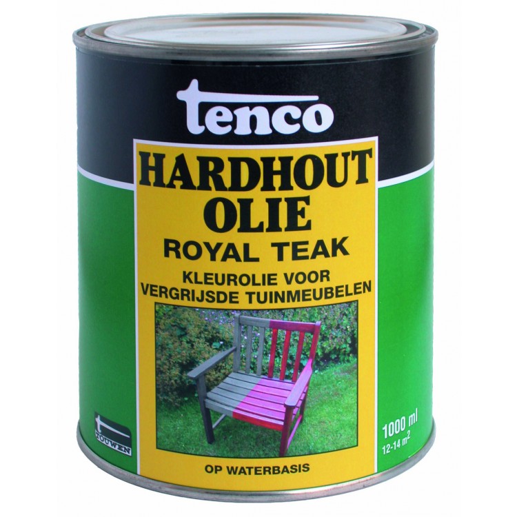 Tenco Hardhoutolie Royal Teak Transparant 1 Liter